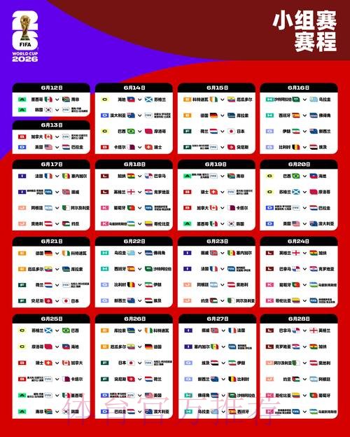 2026世界杯赛程全面解析 2026世界杯赛程全面解析